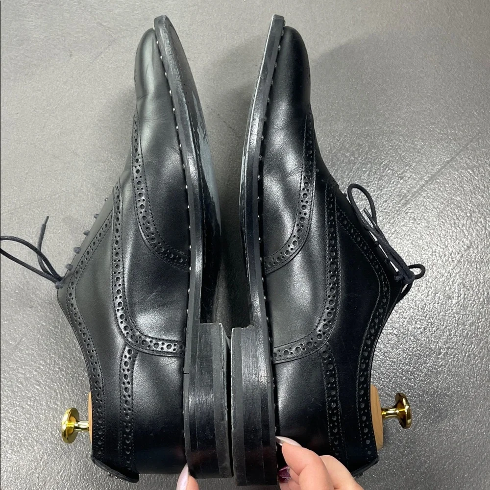PHILIPP PLEIN Mens Black Leather City Shoes 